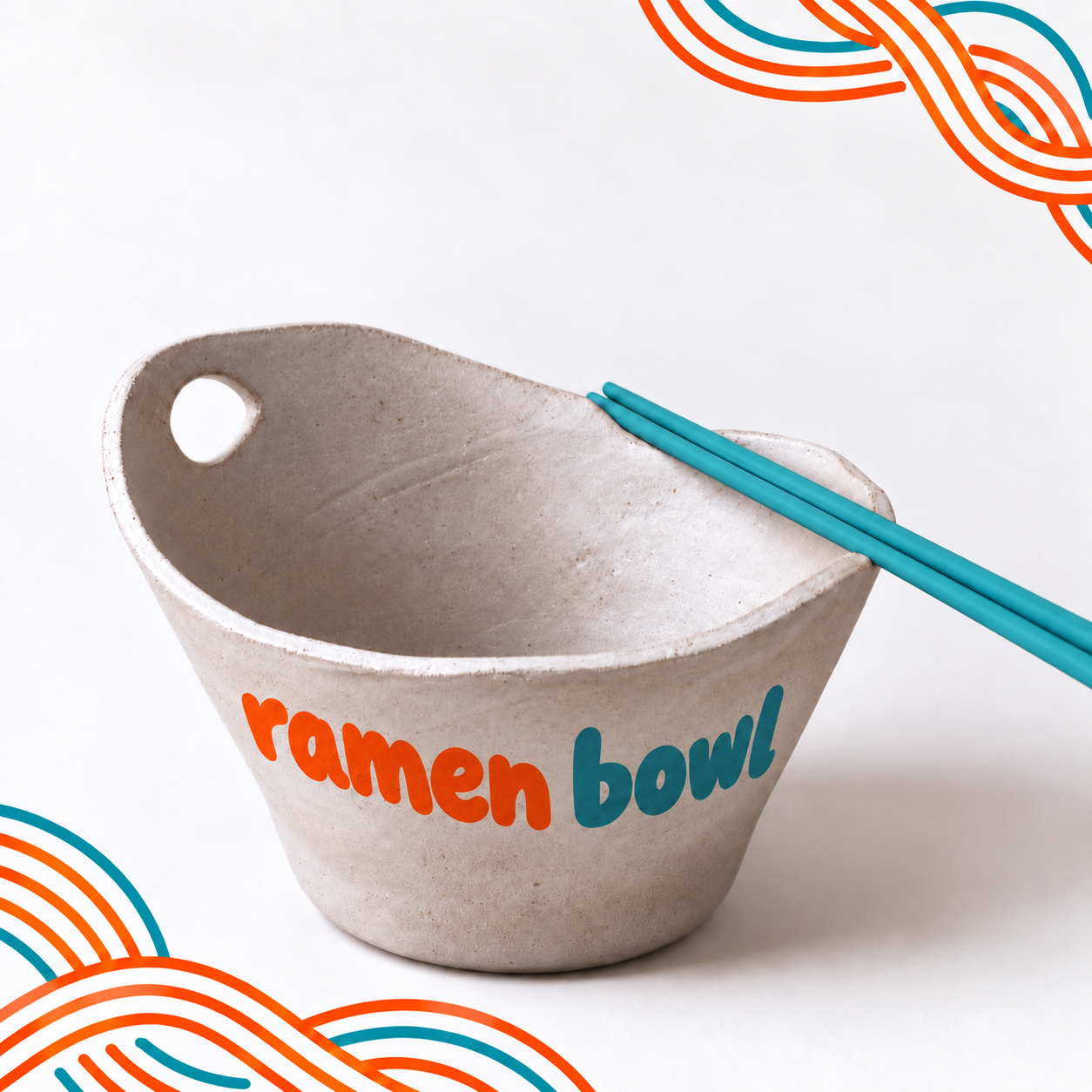SOLD OUT Stoneware Hand Built Ramen Bowl